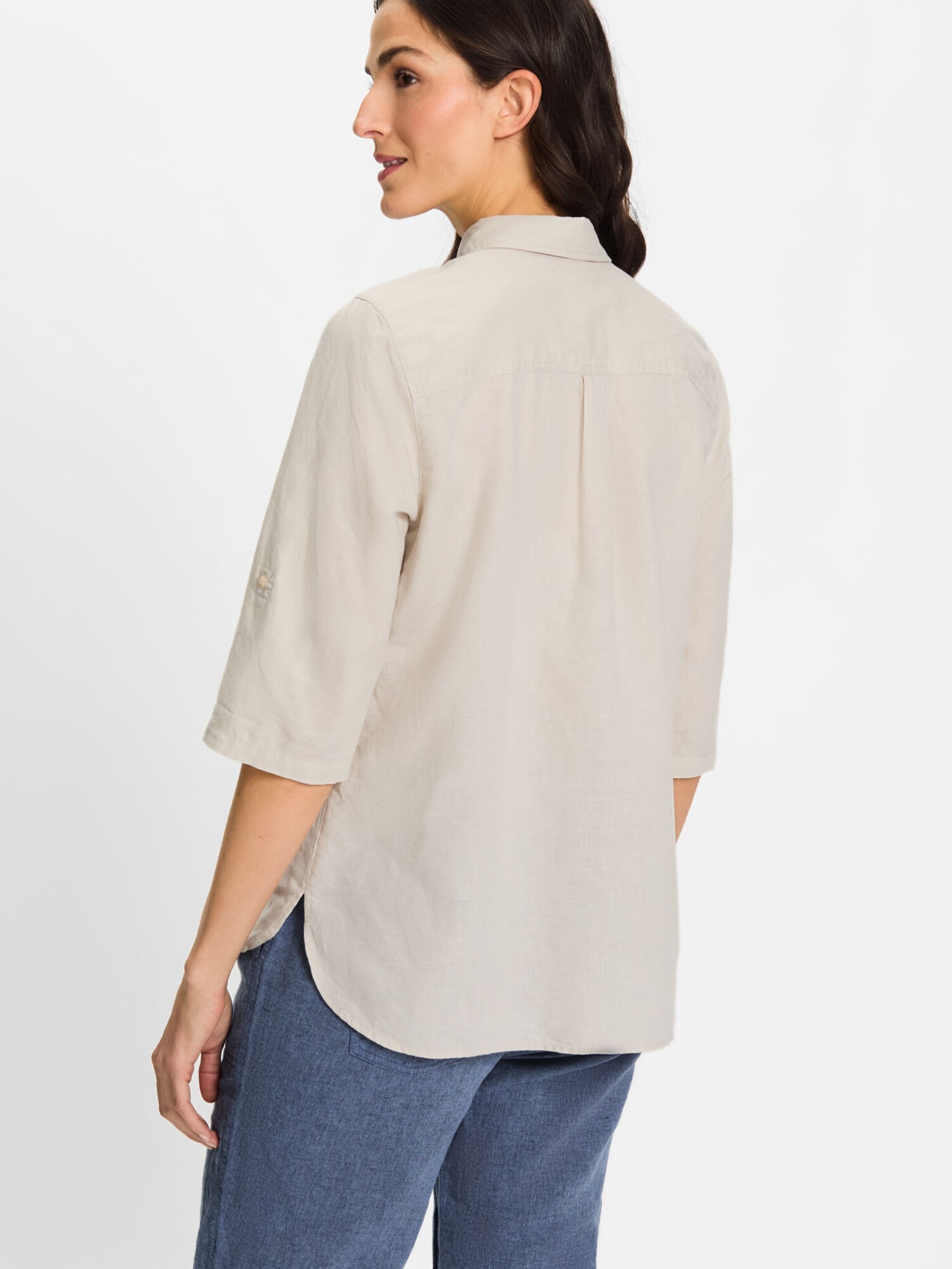 Thumbnail - Olsen Bluse mit krempelbaren Ärmeln