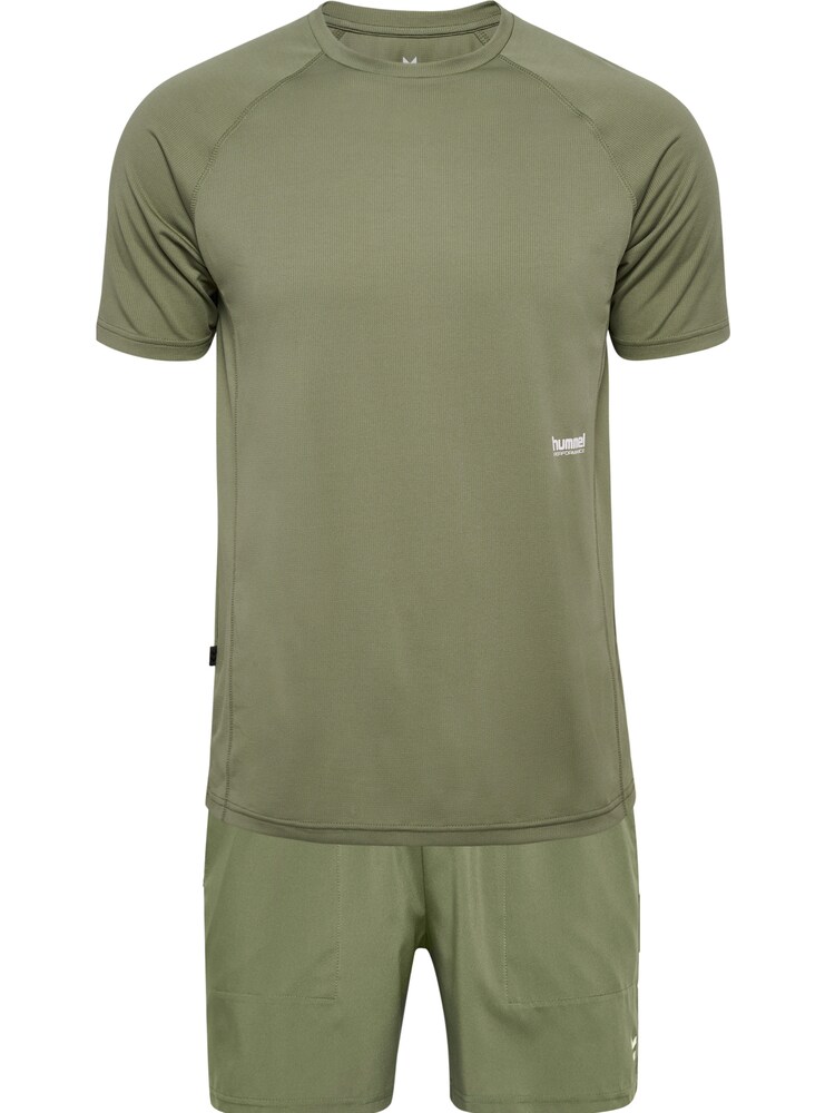 Hummel Trainingsanzug 'Pulse' Herren Größe XL oliv / weiß