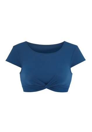 LASCANA ACTIVE, Sport bikini felső, kék