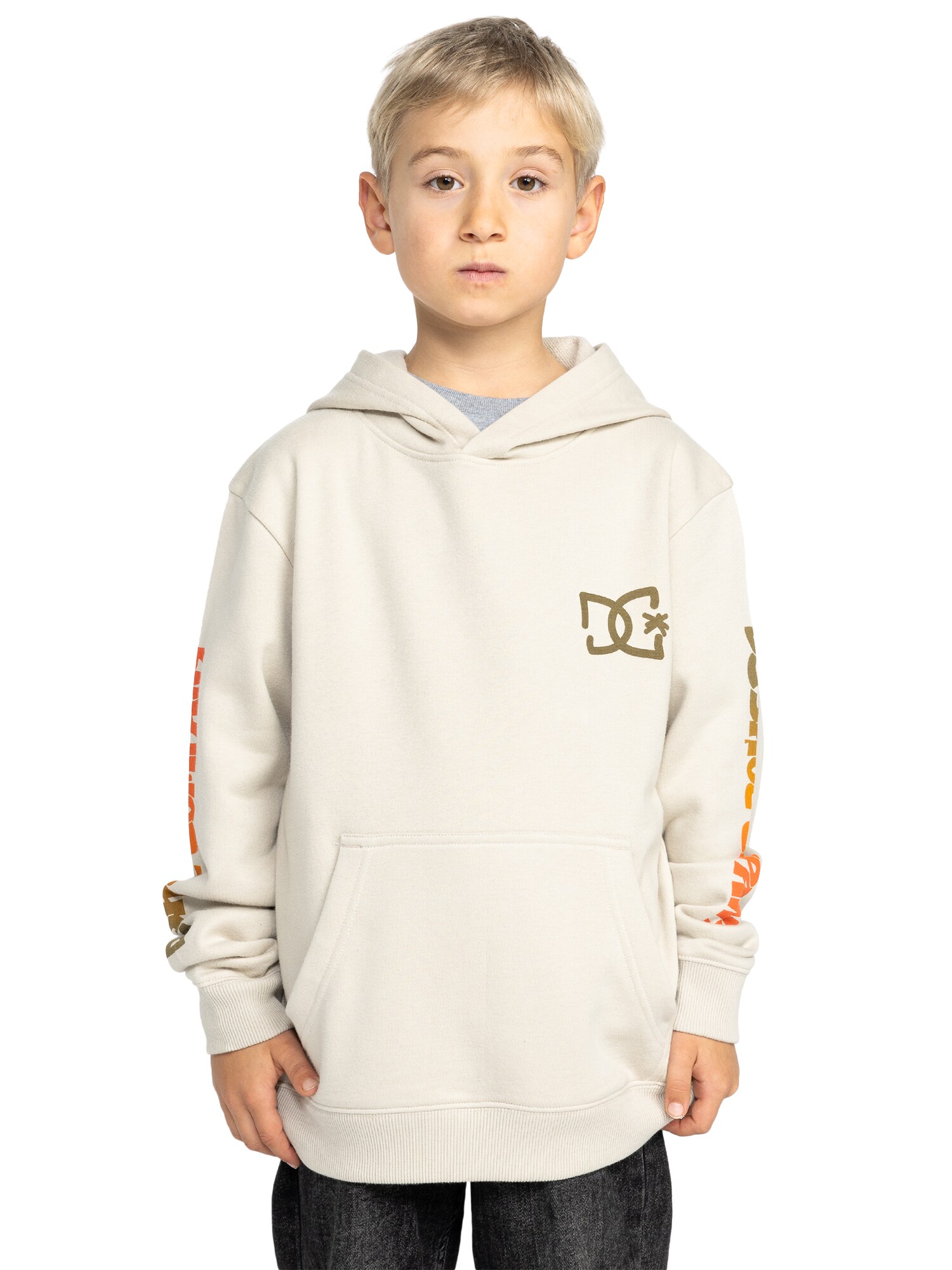 DC Shoes Sport szabadidős felsők 'HOT BOX'  krém / mustár / narancs termék 2. képe