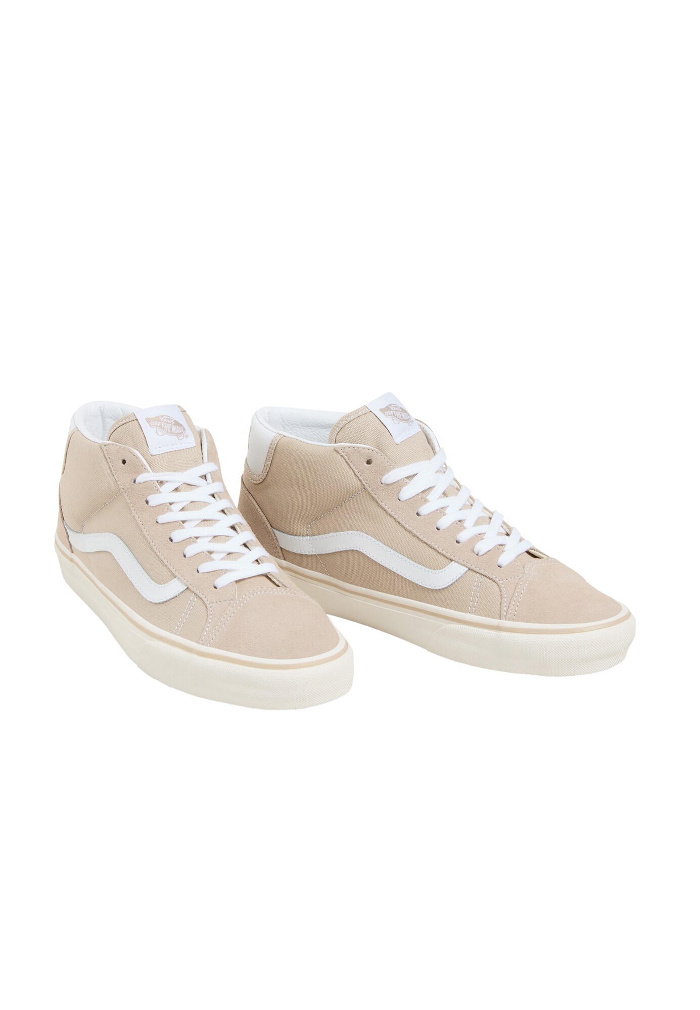 VANS Magas szárú sportcipők 'Skool 37'  sötét bézs / fehér termék 2. képe