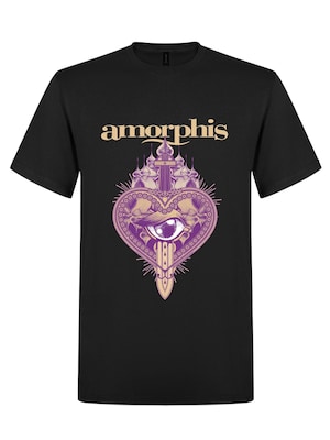 Amorphis Camiseta 'Amorphis Queen of Time tour  T-Shirt'  negro