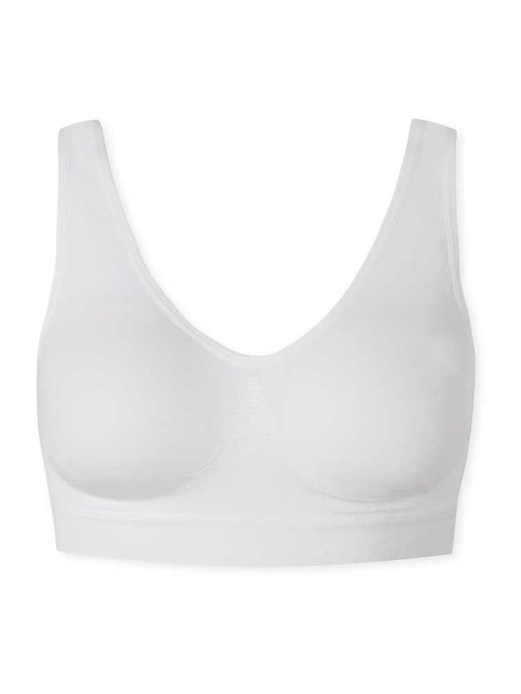 SCHIESSER Bustier 'Casual Seamless' Damen Größe 100 weiß