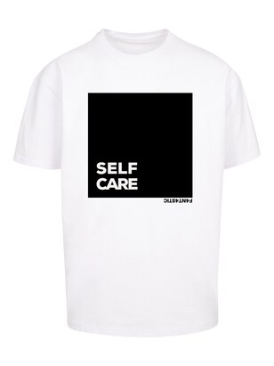 F4NT4STIC Shirt ‘SELF CARE’ Zwart / Wit