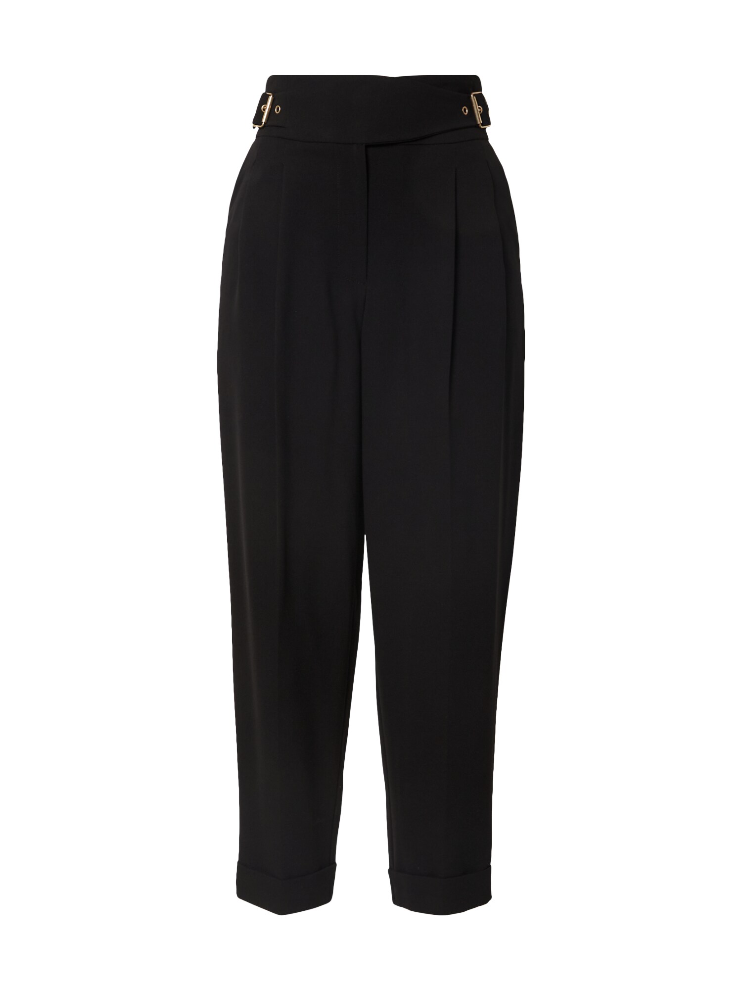 River Island Klostuotos kelnės  juoda