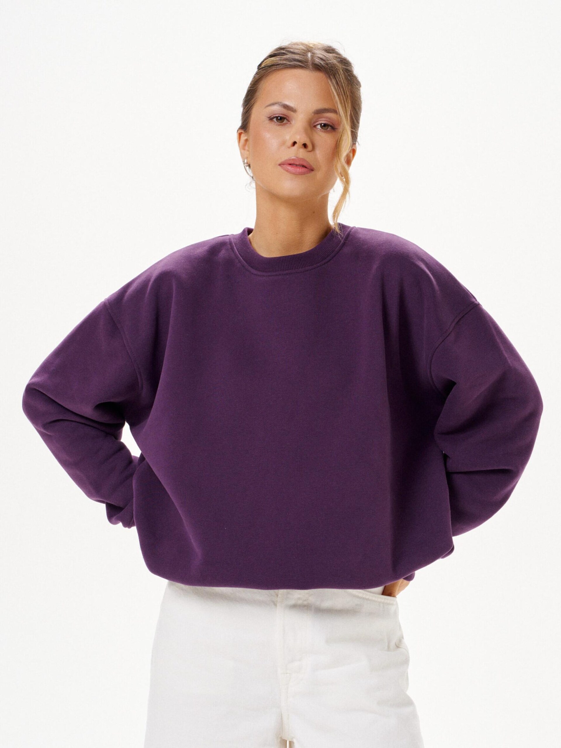 MIRONS Sweatshirt 'Line Kiss' dam