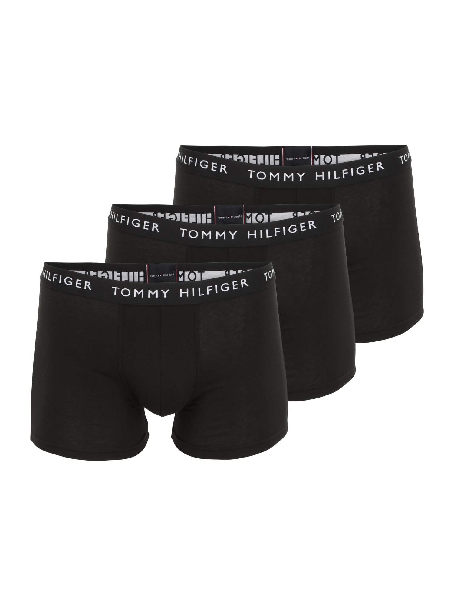 TOMMY HILFIGER Boxeri 'Essential'  negru / alb