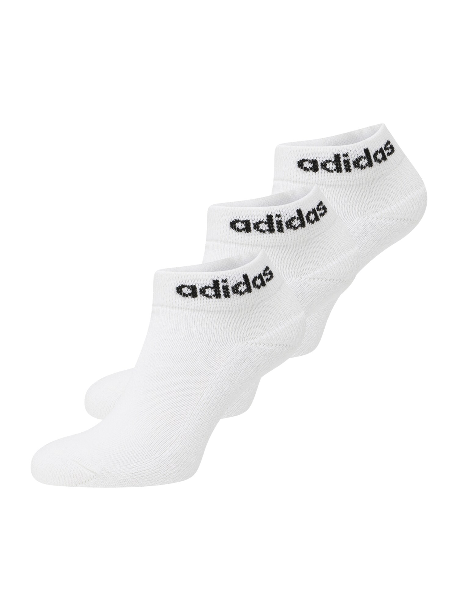 ADIDAS SPORTSWEAR Ponožky 'Linear Cushioned'  čierna / biela