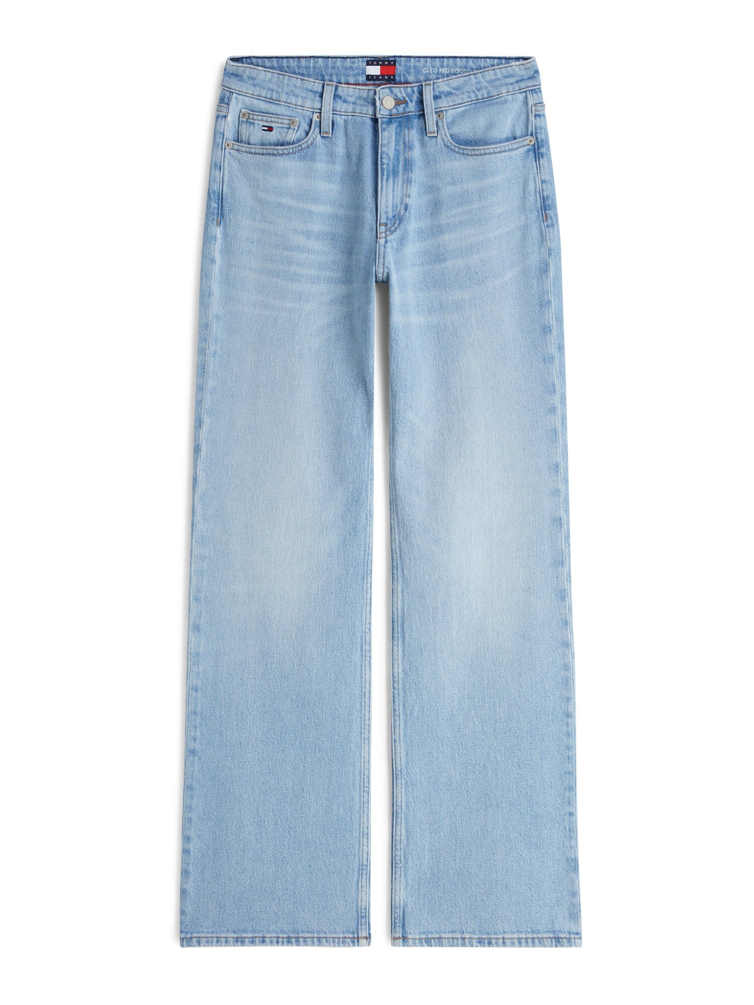 Tommy Jeans Jeans 'Mid Rise Whiskered Bootcut'  albastru deschis
