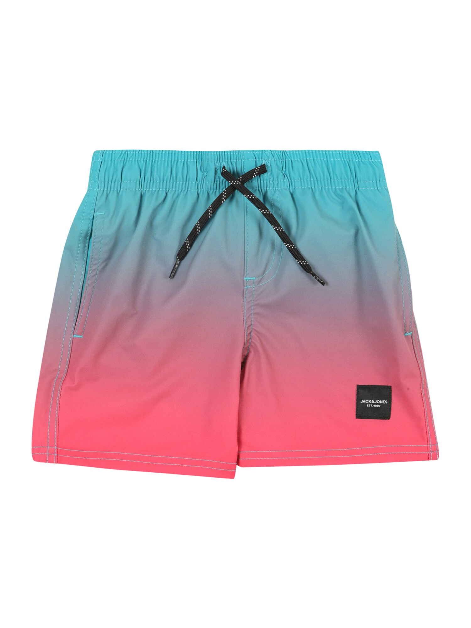 Jack & Jones Junior Plavecké šortky 'JPSTMAUI'  tyrkysová / vodová / koralová / čierna