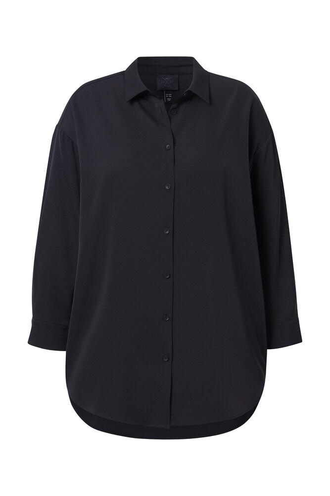 Ulla Popken Hemdbluse Damen Größe M/L schwarz