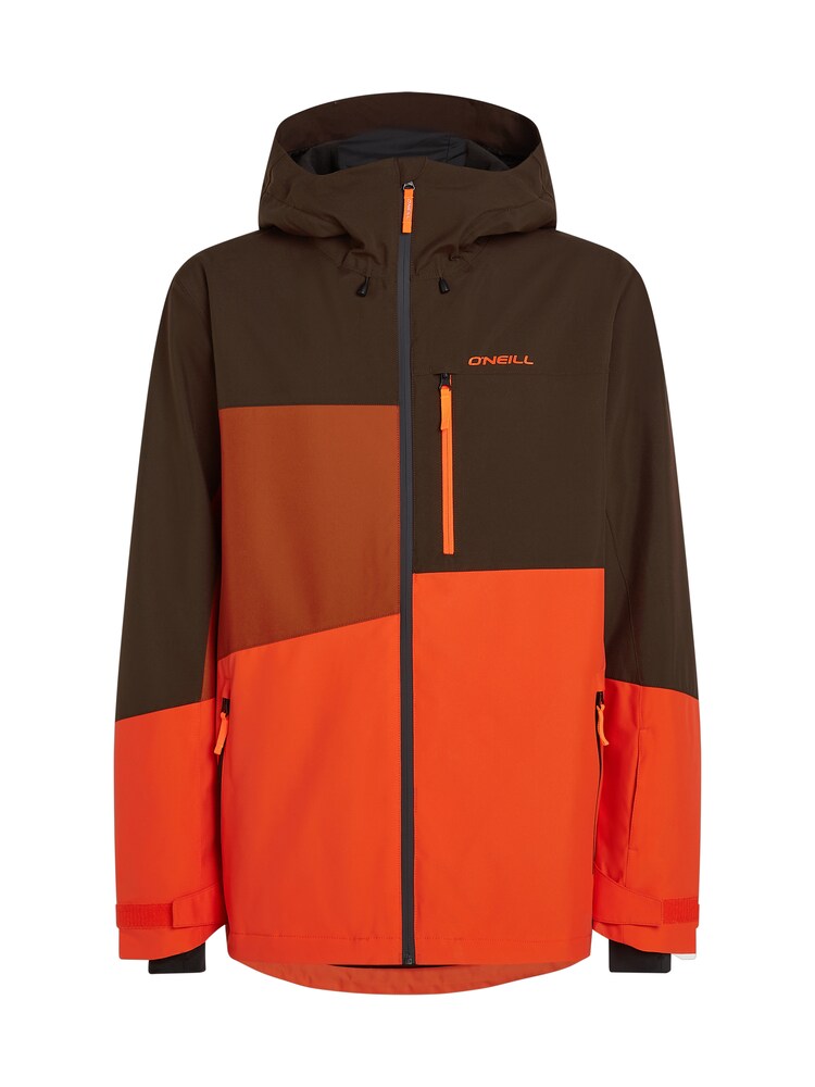 O'NEILL Sportjacke 'Fwc'cruz Triple Snow' Herren Größe L schoko / hummer / dunkelorange