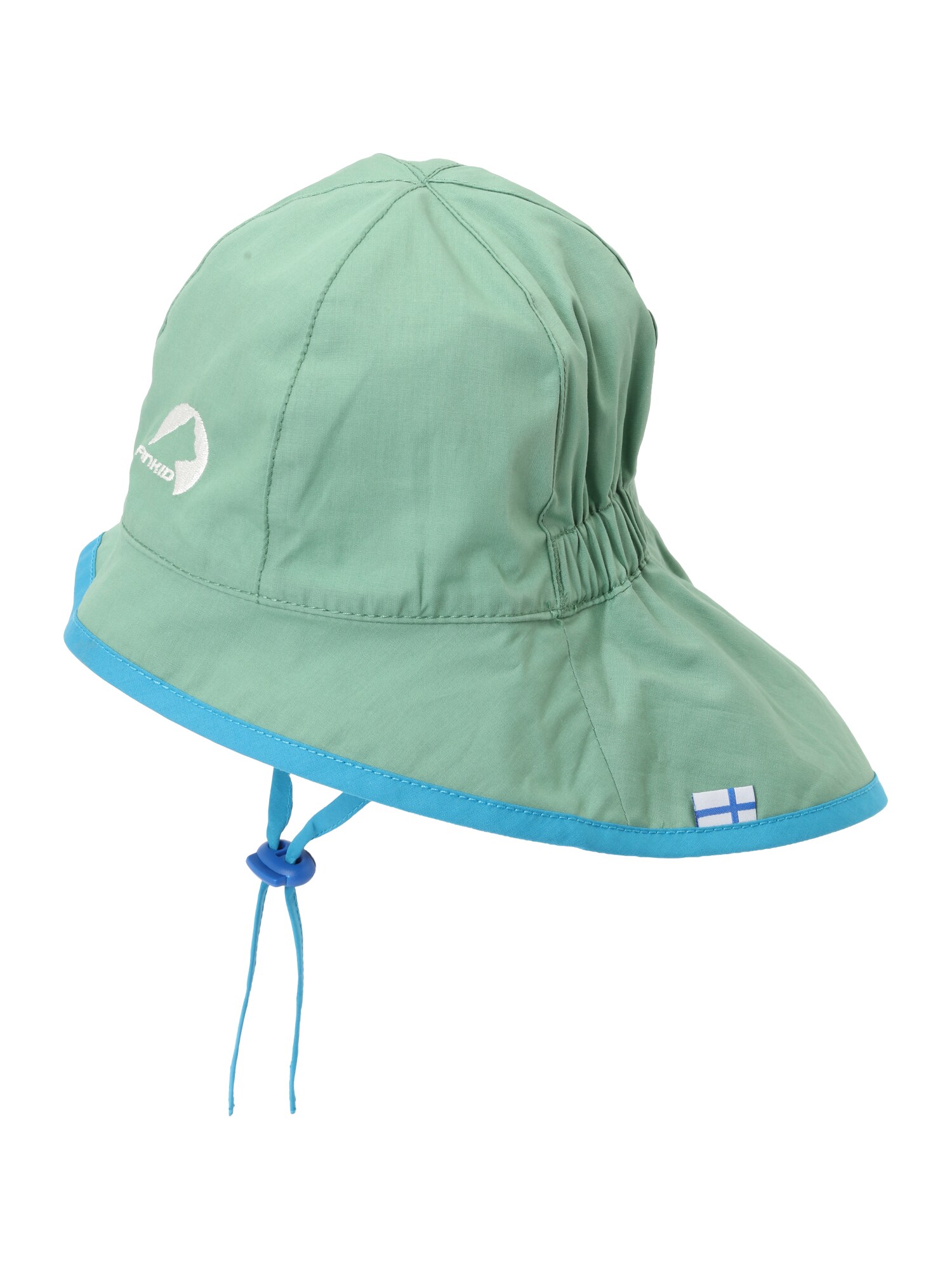 FINKID Pălărie 'AURINKO'  azur / verde pastel / alb