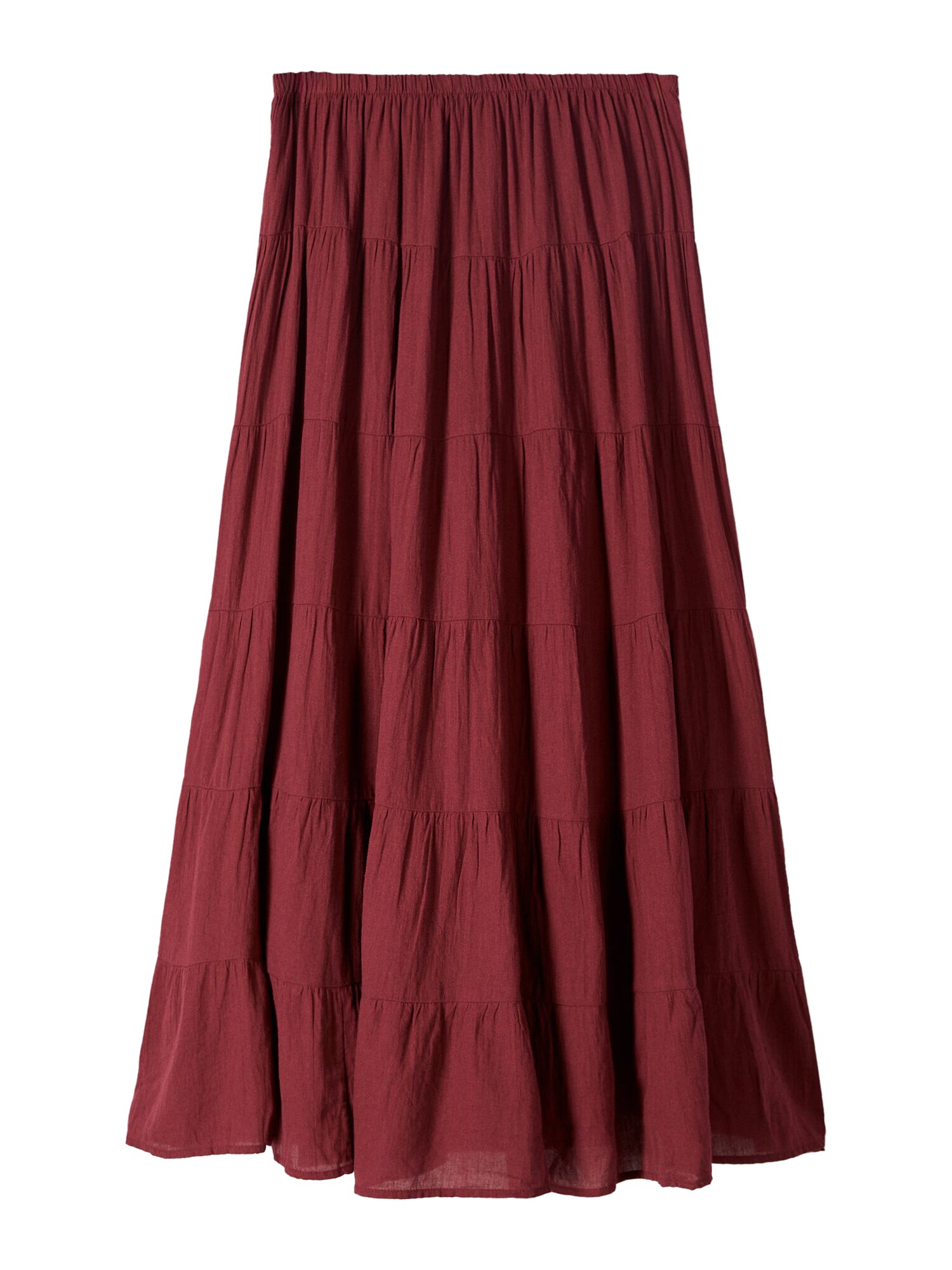 Bershka Fustă  roșu burgundy