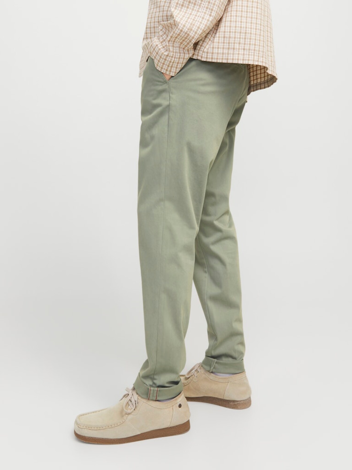 JACK & JONES Chino nohavice 'JJIMarco JJBowie' kaki (obrázok 4)