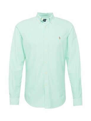 Polo Ralph Lauren Overhemd Lichtblauw / Bruin / Mintgroen / Wit