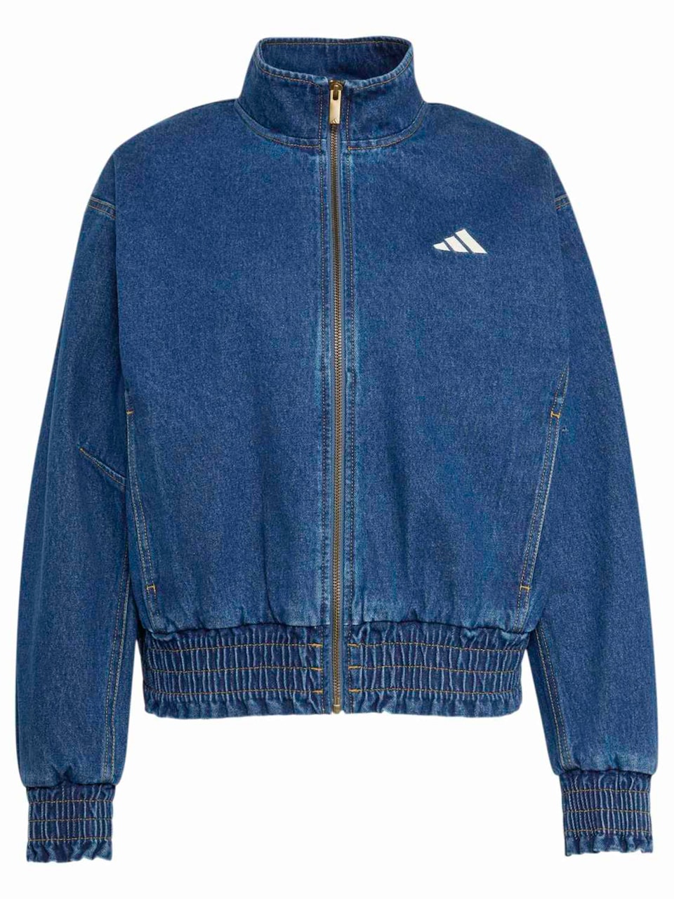 Träningsjacka blå denim