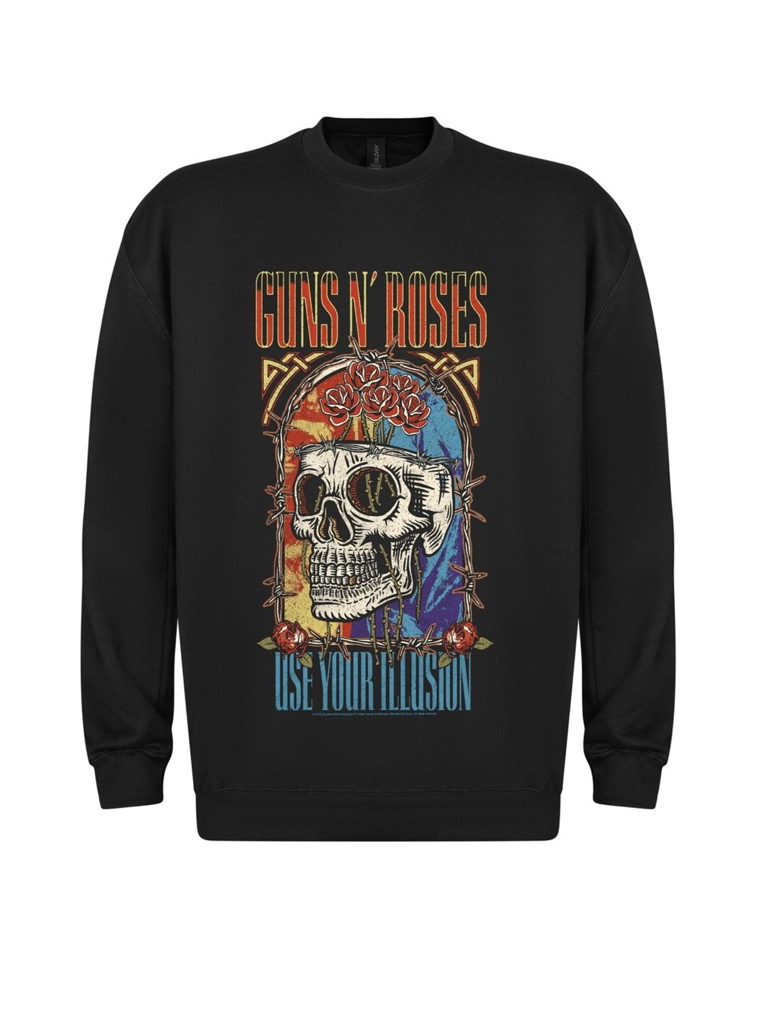 GUNS N' ROSES Sudadera 'Guns N´ Roses Use Your Illution Album Sweatshirt' negro – imagen 1