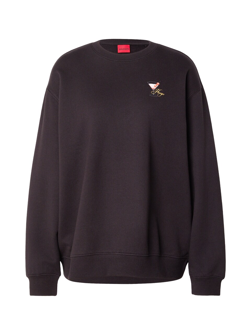 Sweatshirt 'Classic' guldgul / magenta / röd