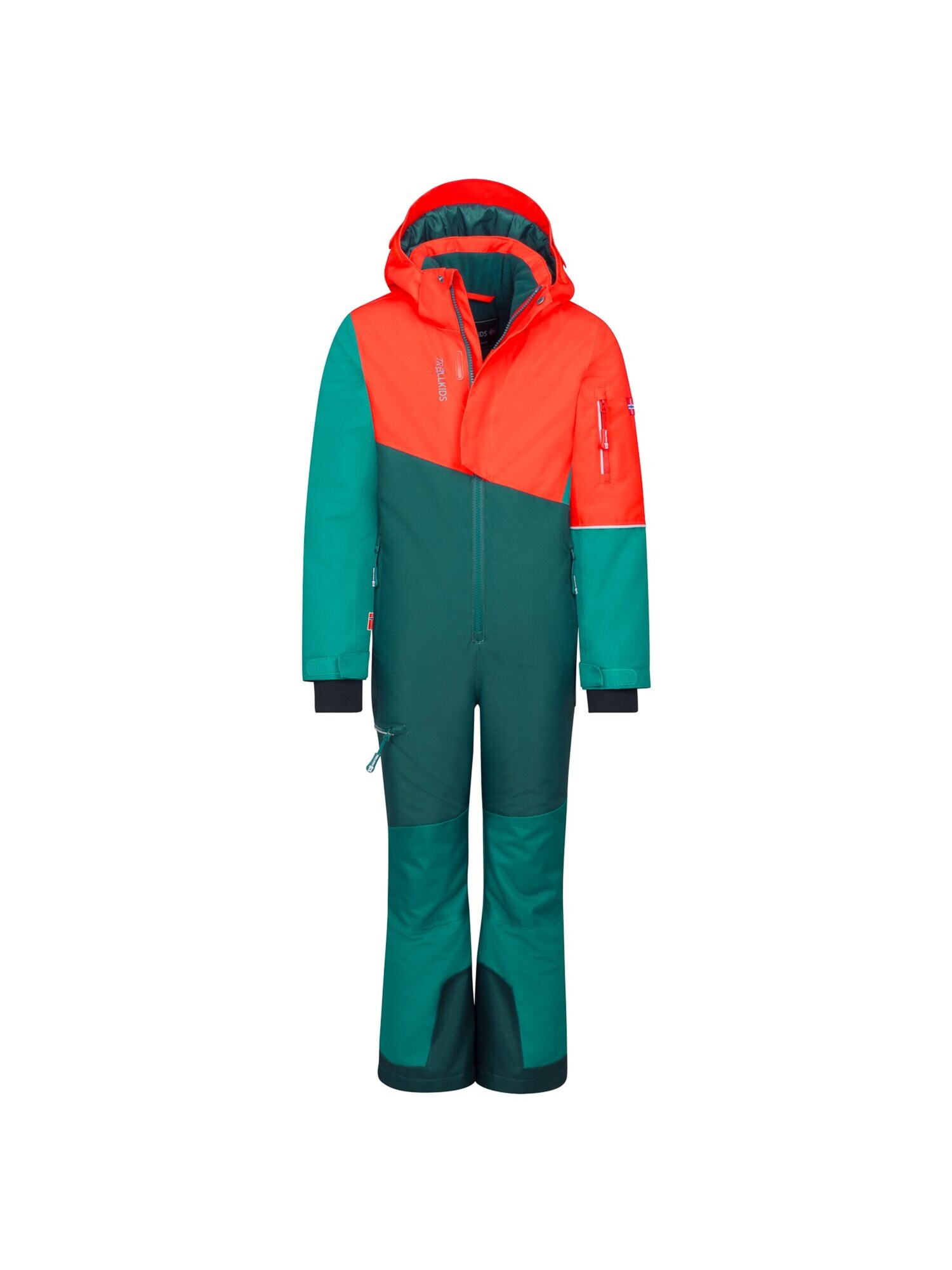 TROLLKIDS Salopetă cyan / verde / portocaliu