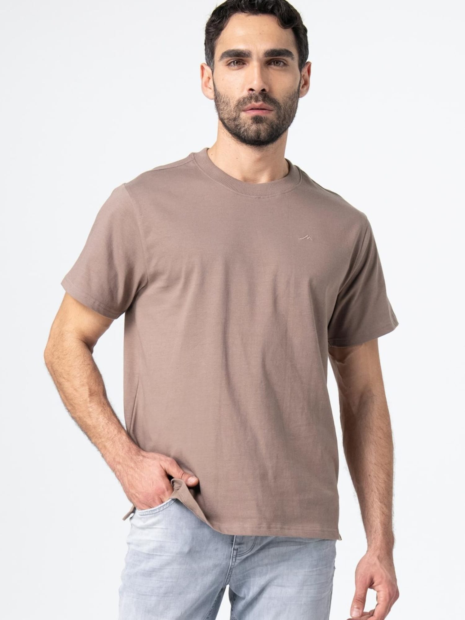 M.O.D MIRACLE OF DENIM Majica taupe siva
