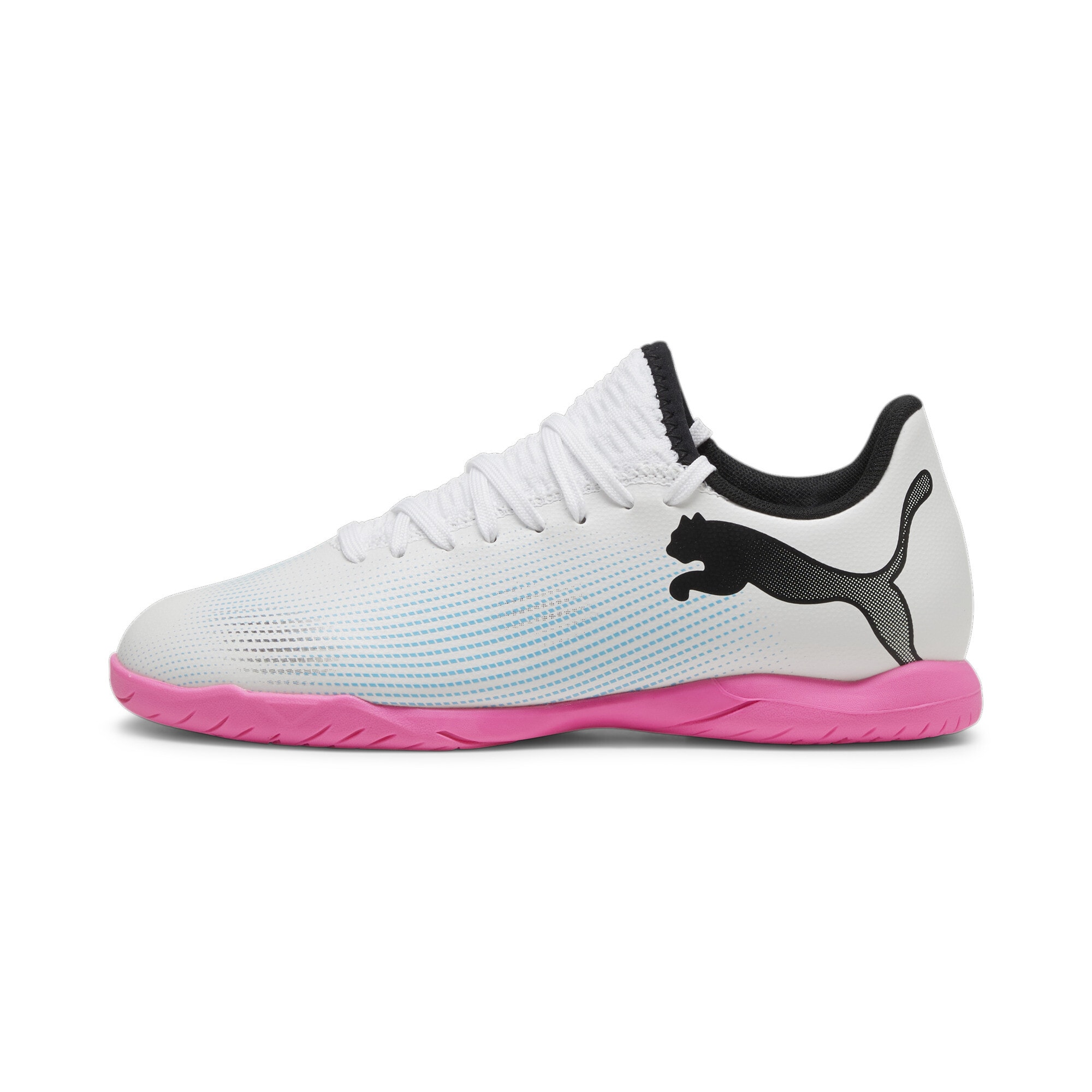 PUMA Sportcipő 'Future 7'  rózsaszín / fekete / fehér