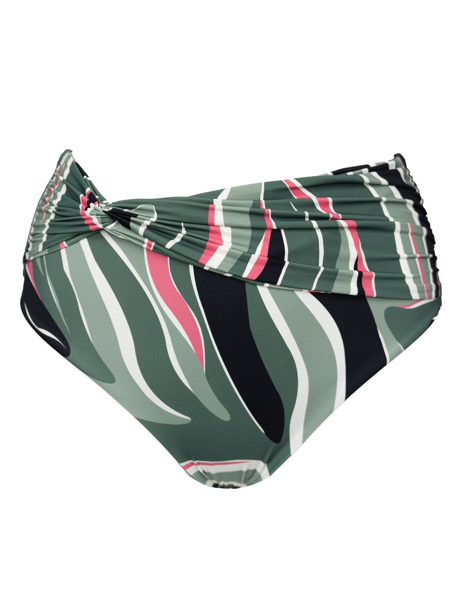 SugarShape Slip costum de baie Mambo  verde smarald / roz / negru / alb