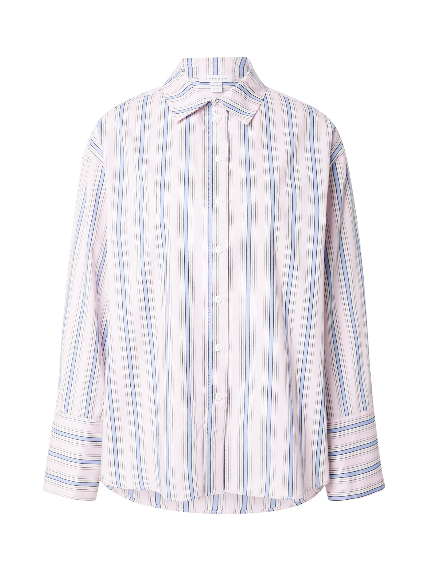 TOPSHOP Blúz  világoskék / sötétkék / világos-rózsaszín / fehér akciós termékkép 1
