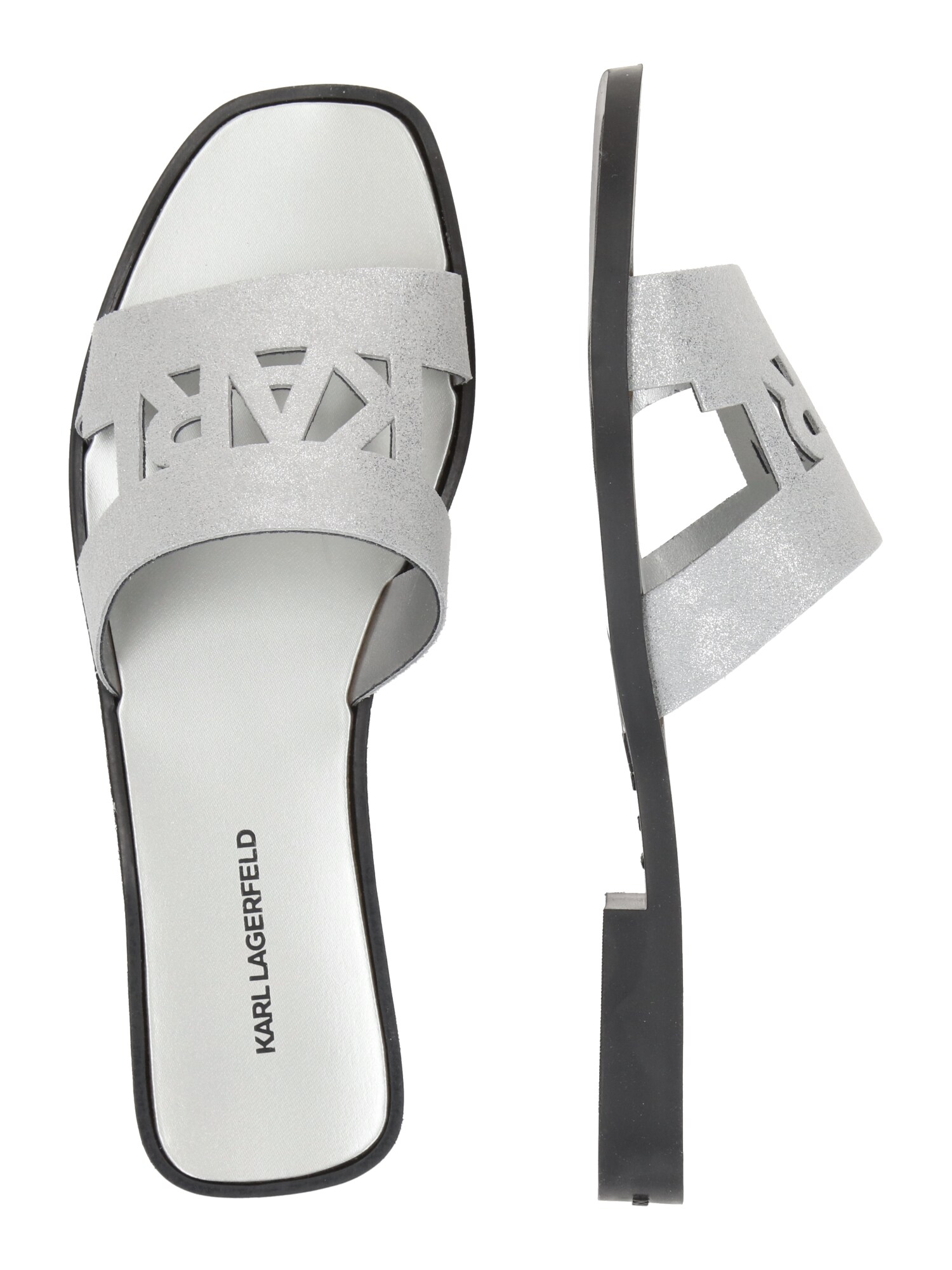 Karl Lagerfeld Papucs  ezüst termék 2. képe