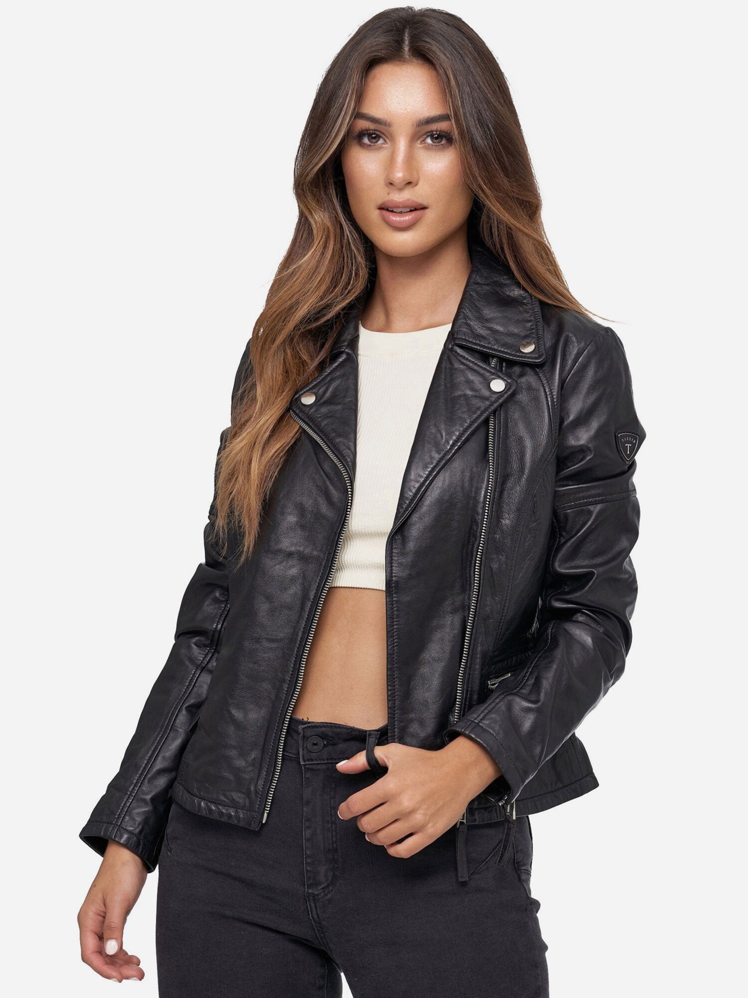 Tazzio Chaqueta de entretiempo 'F501'  negro
