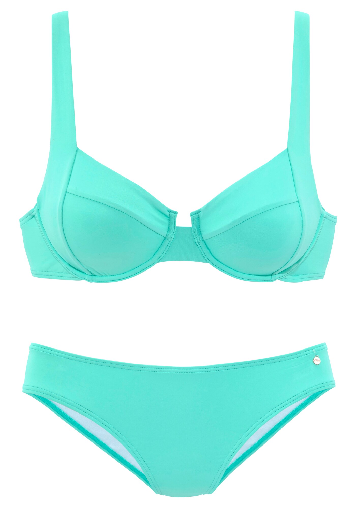 s.Oliver Costum de baie două piese  turcoaz