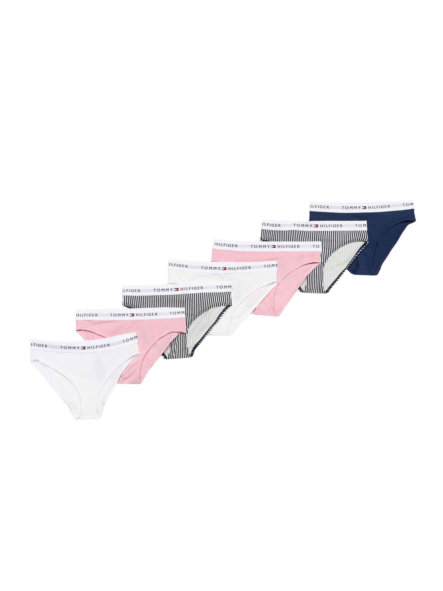 Tommy Hilfiger Underwear Chiloţi  albastru marin / bleumarin / roz / alb