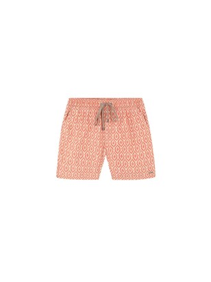 Scalpers Zwemshorts ‘Terral’ Beige / Rood