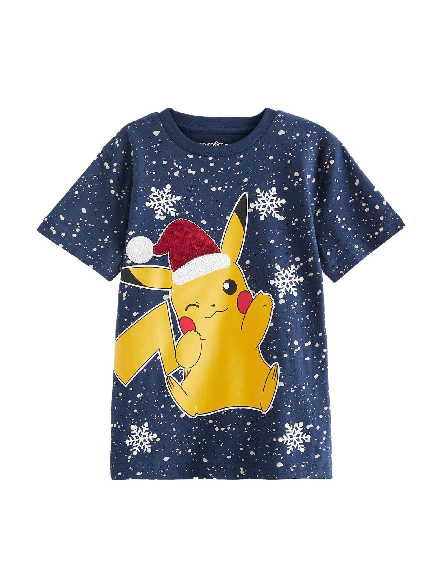 Next Tricou  bleumarin / galben / roşu închis / alb