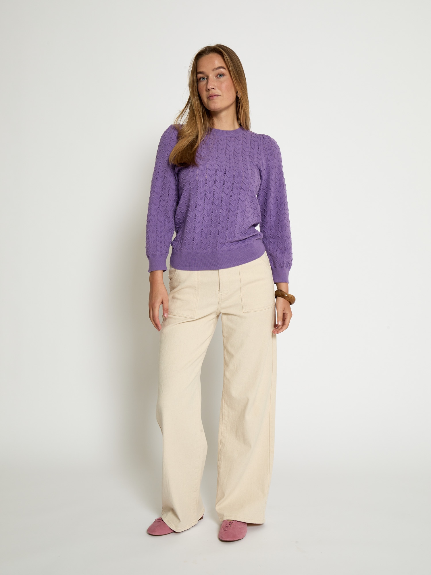 Thumbnail - Peppercorn Pullover Rosy