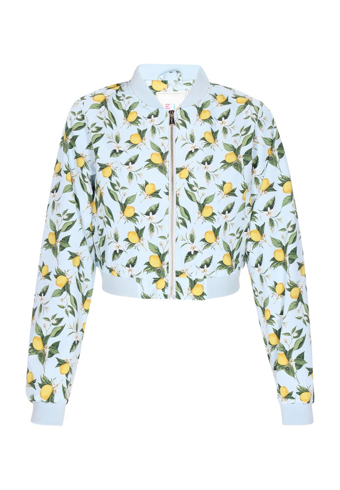 IZIA Jacke Damen Größe M pastellblau / gelb / grün / weiß