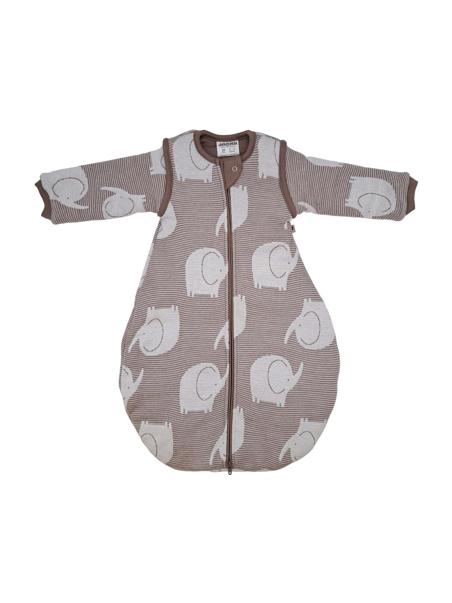 JACKY Saci de dormit  brocart / alb murdar