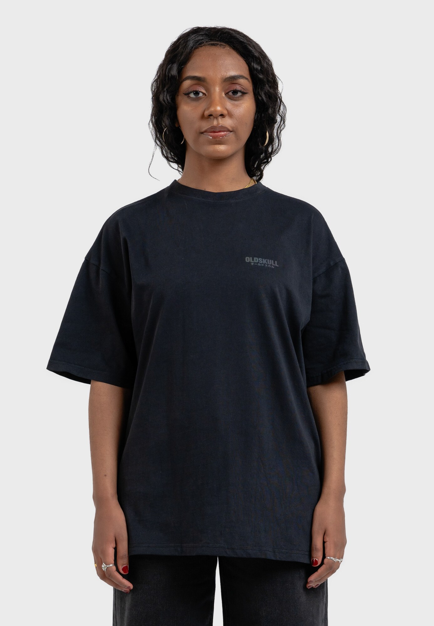 Thumbnail - T-Shirt 'Peach Dyed Basic Oldskull'