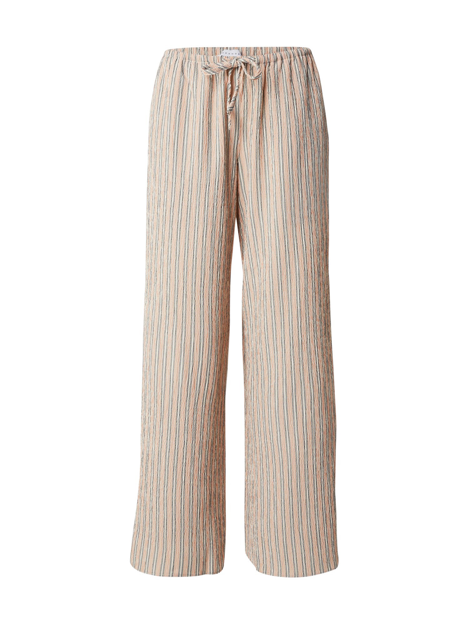 TOPSHOP Nohavice tmavosivá / oranžová / čierna / biela