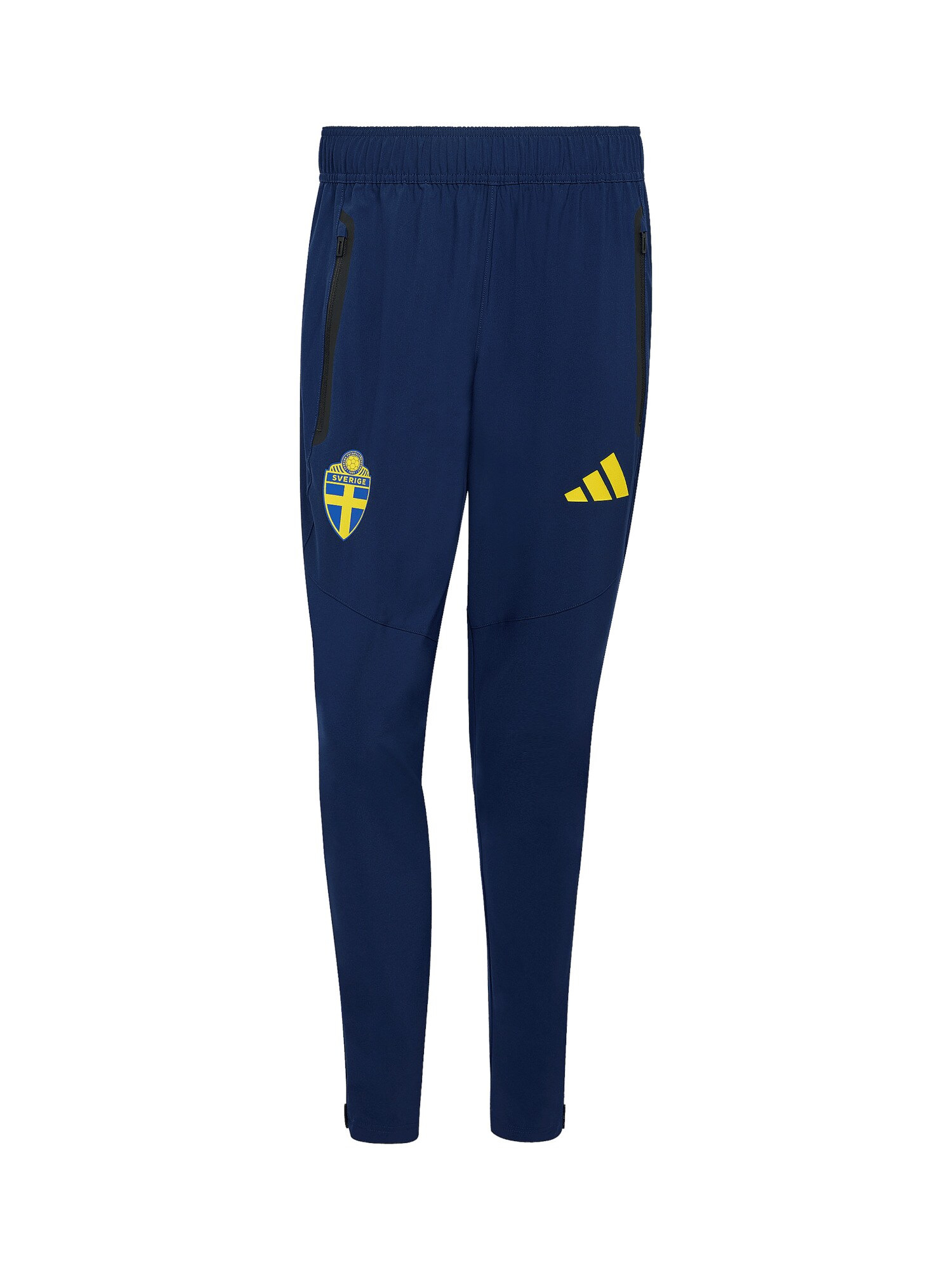 ADIDAS PERFORMANCE Pantaloni sport Schweden Tiro Tech  bleumarin / galben