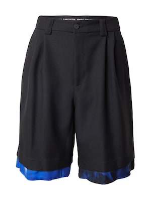 Versace Jeans Couture Pantalón plisado  azul / negro / blanco