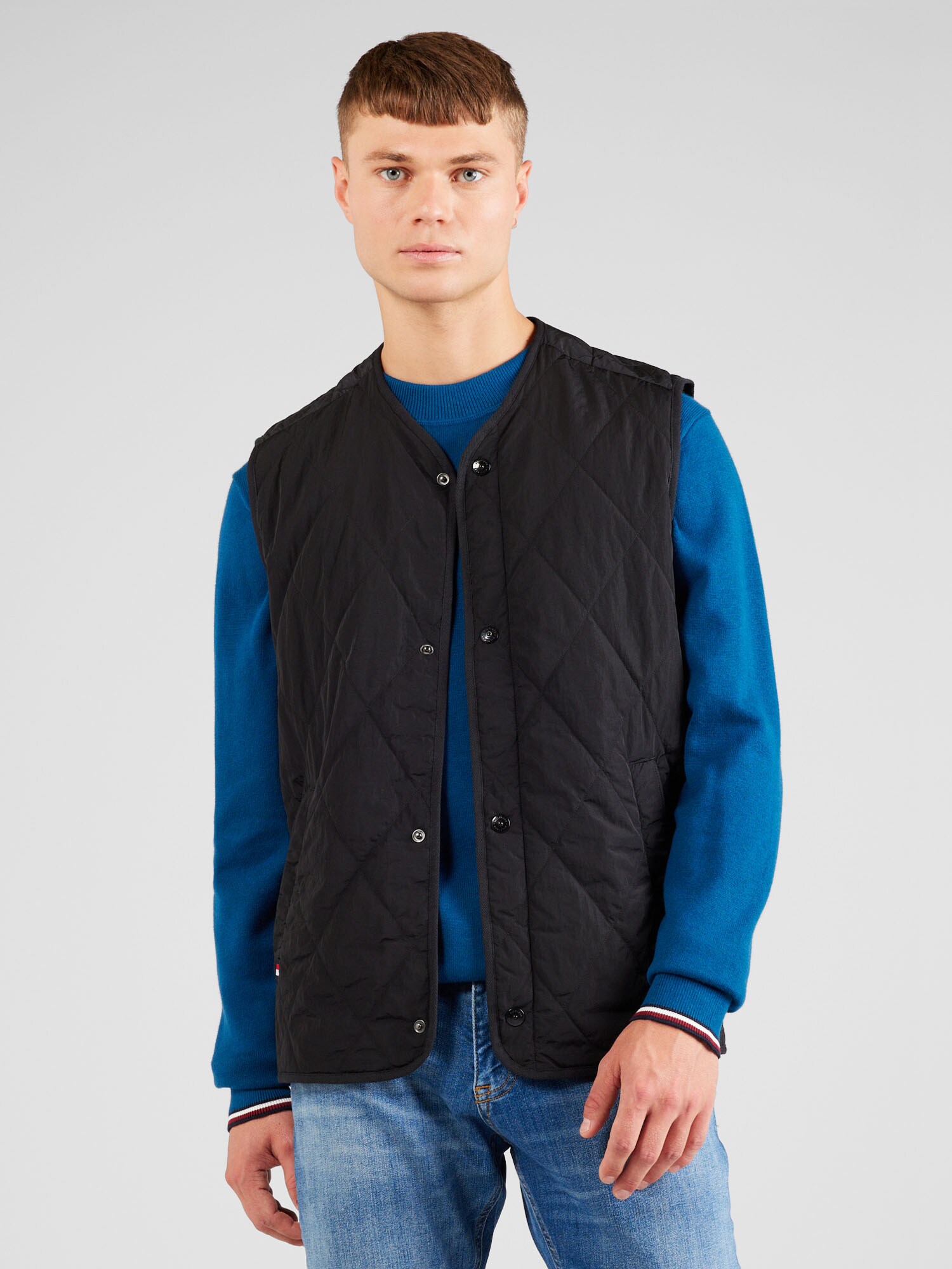 TOMMY HILFIGER Mellény  fekete termék 2. képe