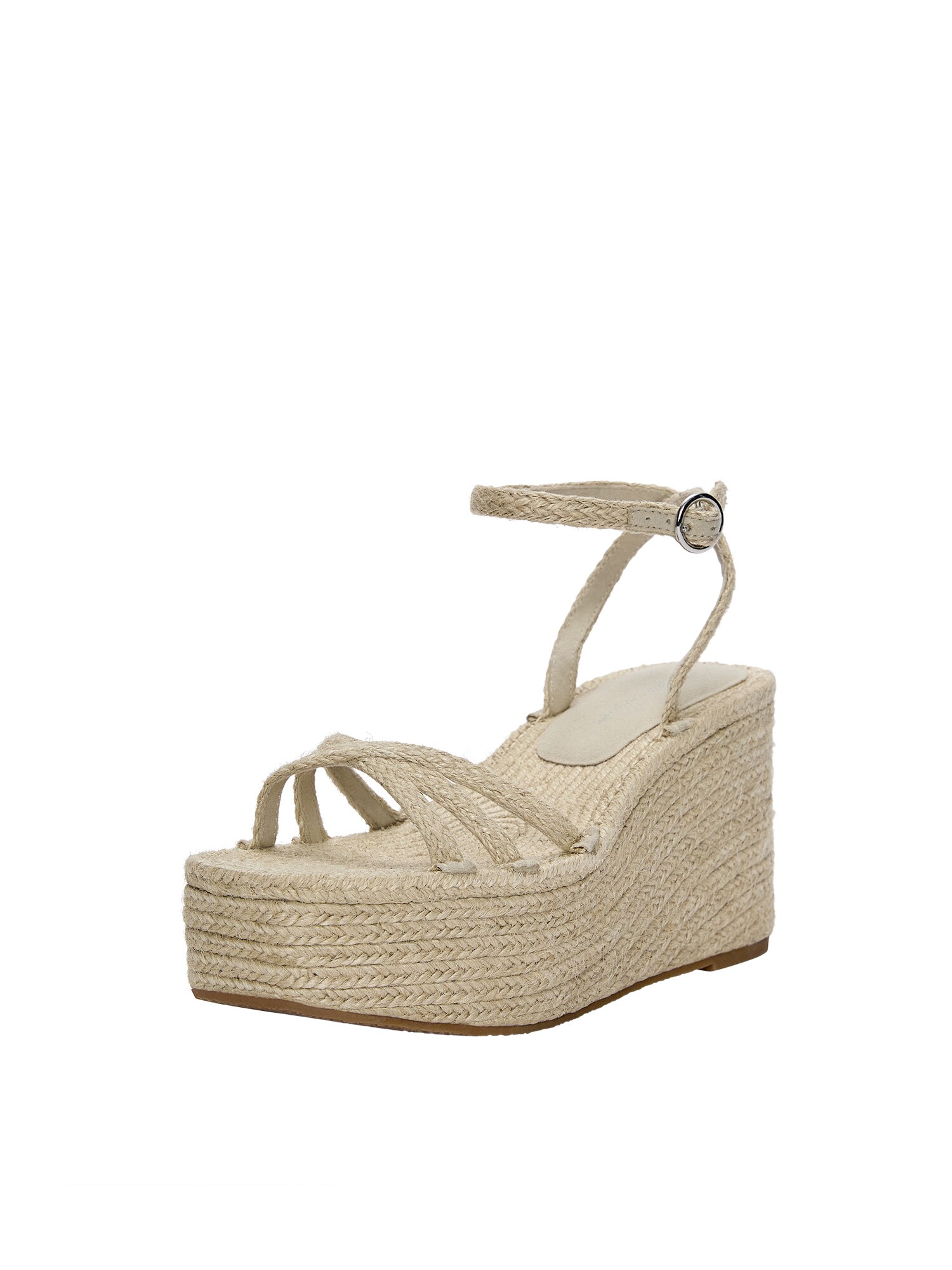 Pull&Bear Sandale  alb lână