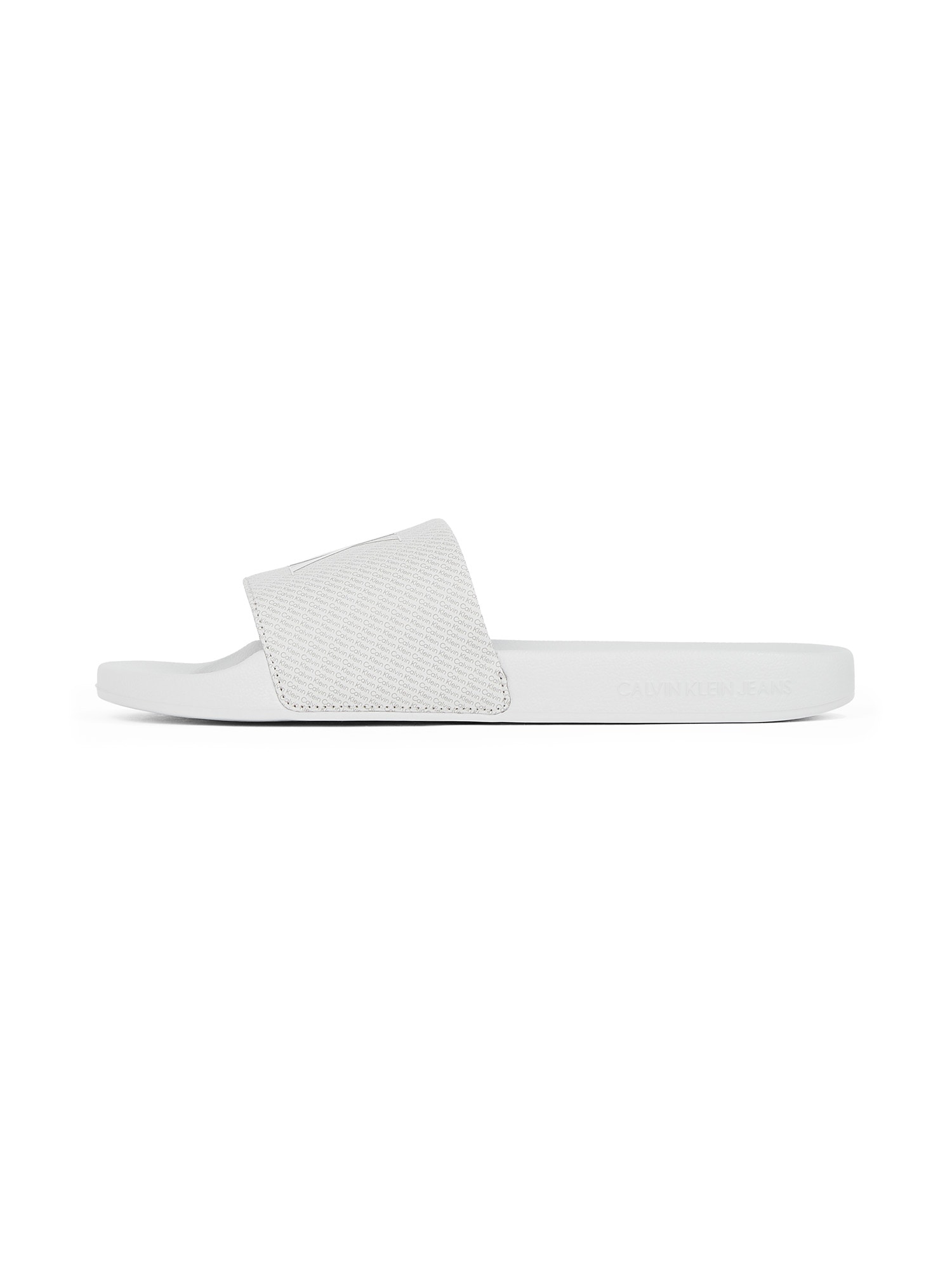 Calvin Klein Jeans Saboți  gri / alb