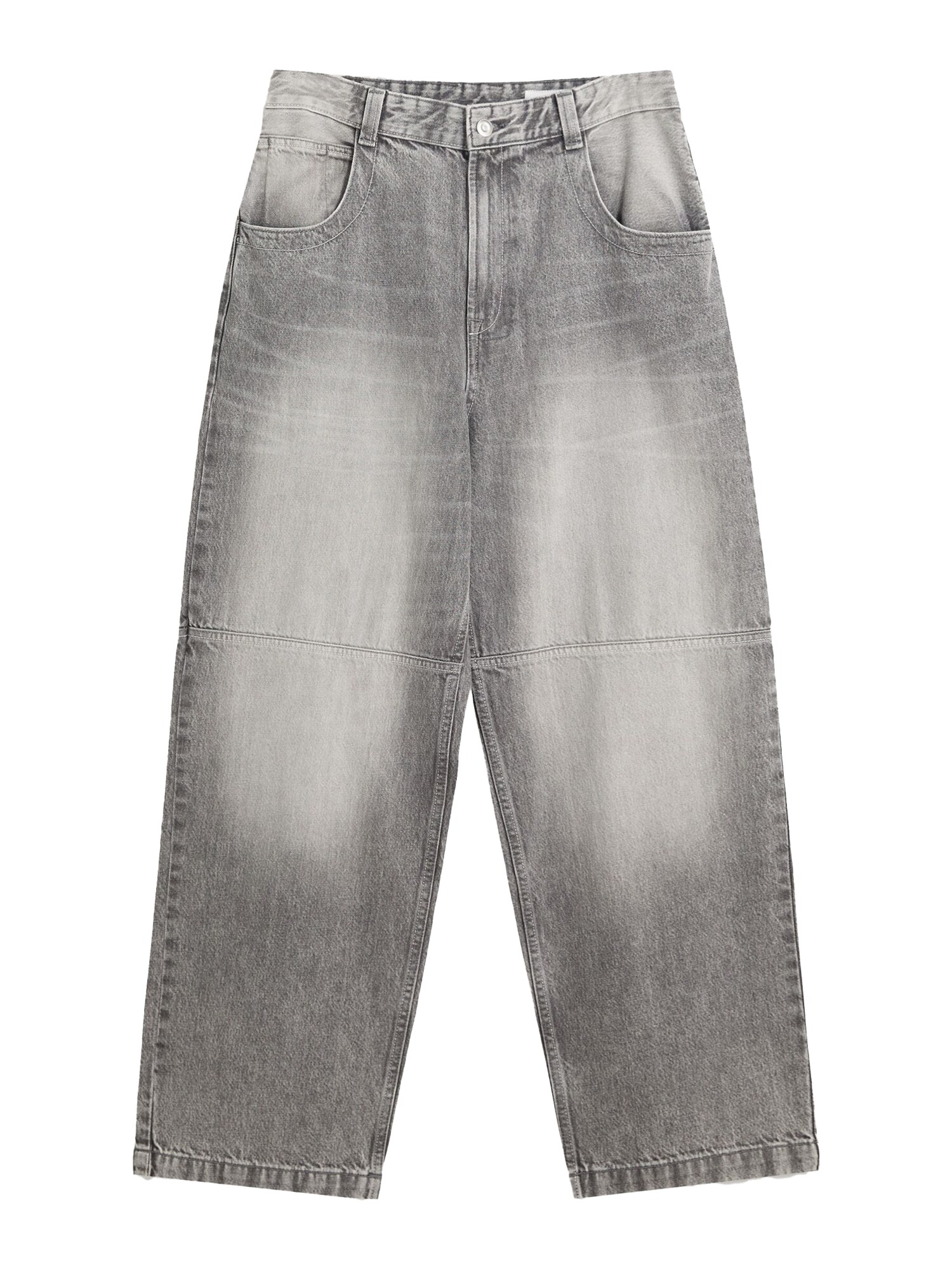 Bershka Džínsy  sivý denim