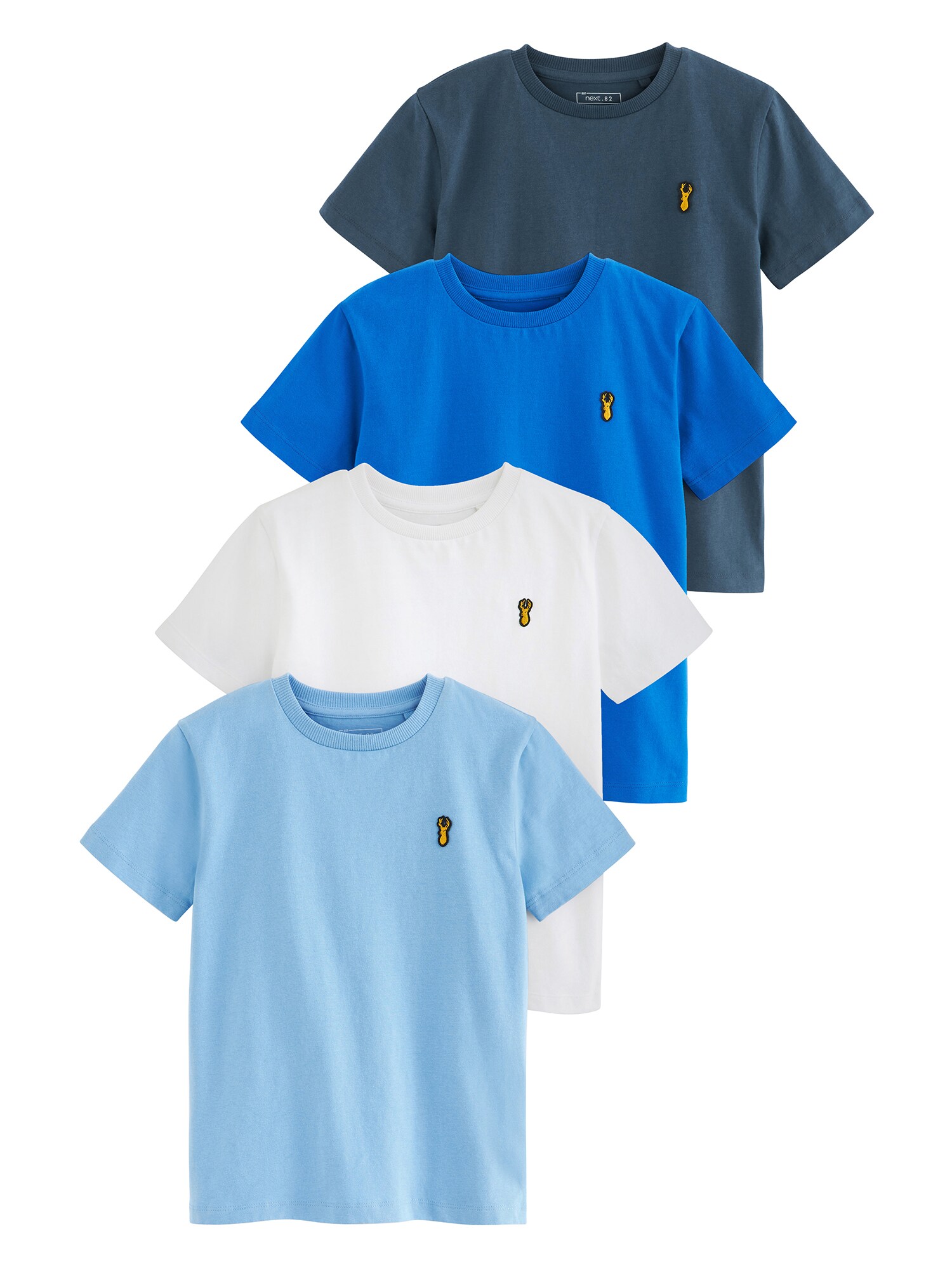 Next Tricou  albastru / albastru marin / albastru deschis / alb
