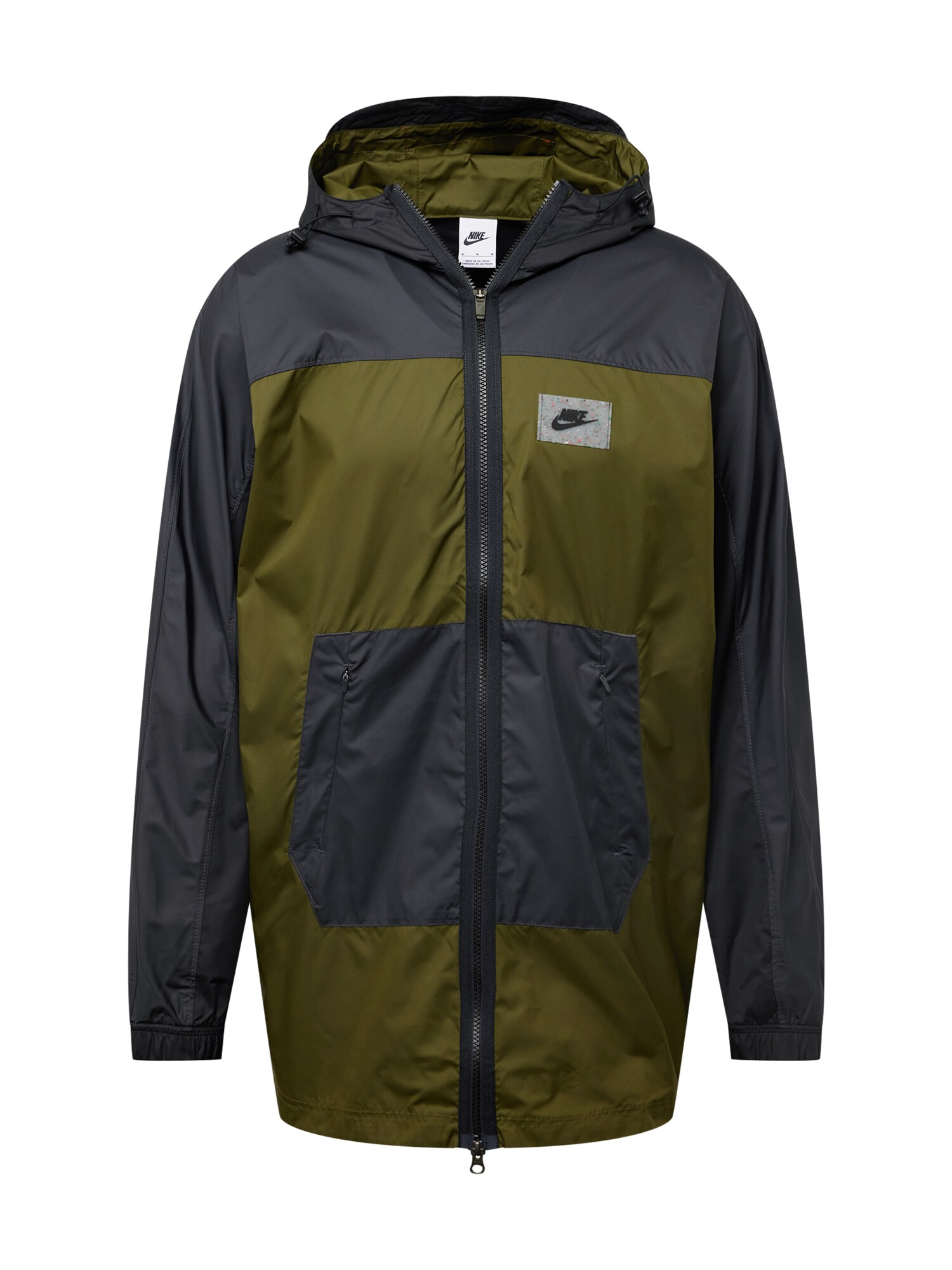 Nike Sportswear Demisezoninė striukė nakties mėlyna / alyvuogių spalva