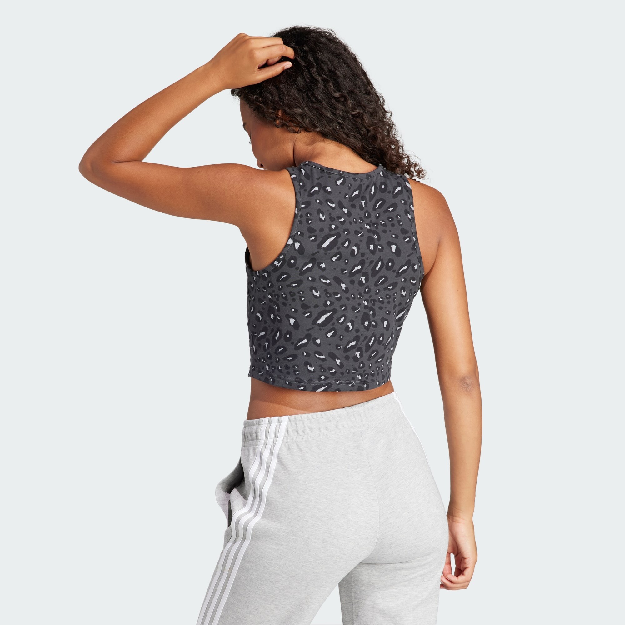 ADIDAS SPORTSWEAR Top  szürke / fekete / fehér termék 2. képe