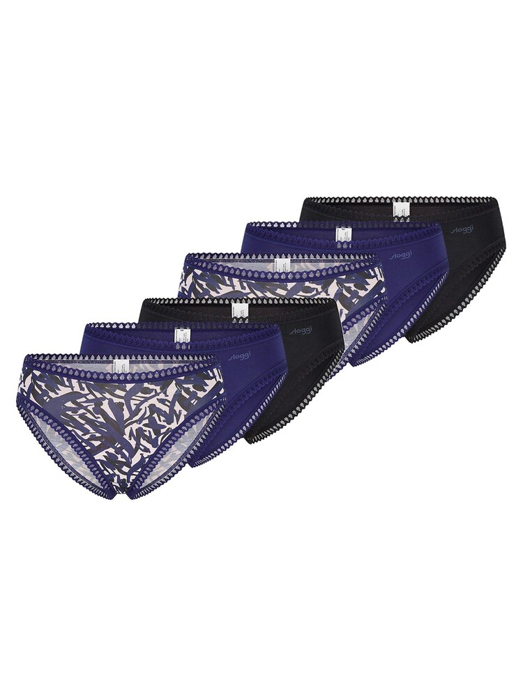 SLOGGI Slip 'GO Crush' Damen Größe XXL blau