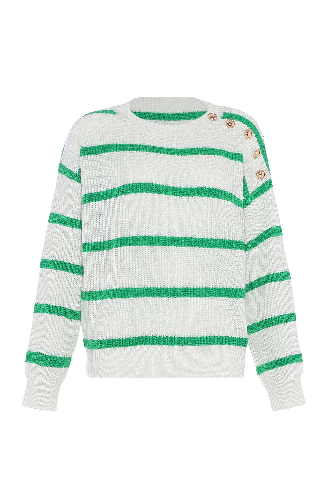 Faina Jersey verde / blanco